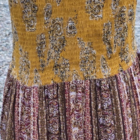 ​✨ Angie Multicolor Floral Boho Maxi Dress, Size Large (L) ✨ - Picture 6 of 9